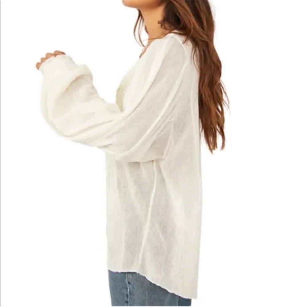 Free people Margie Embroidered cardigan